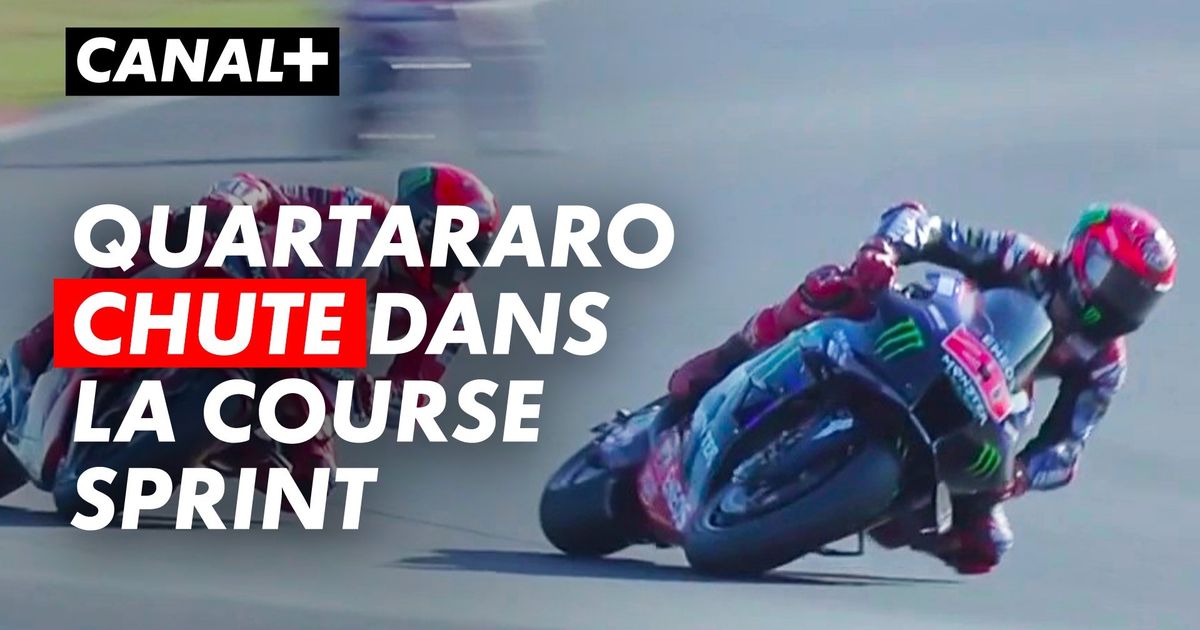 La Chute De Fabio Quartararo En Streaming Direct Et Replay Sur CANAL