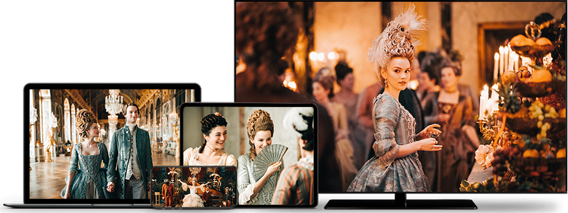 série Marie-Antoinette sur pc, tv, tablette et smartphone