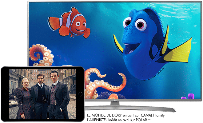 Le Monde de Dory en avril sur CANAL+ family / L'Alieniste - inédit en avril sur Polars+
