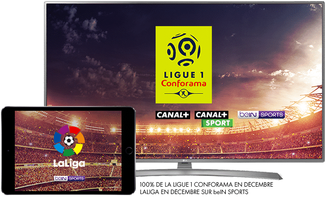 Ligue 1 Conforama en décembre sur CANAL+, CANAL+ Sport et beIN Sport / LaLiga en décembre sur beIN SPORT