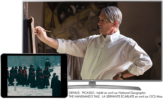 Genius : Picasso - Inédit en avril sur National Geographic / The Handmaid's Tale : La Servante Ecarlate en avril sur OCS Max