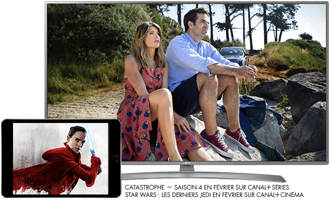 Star wars : les derniers Jedi en Février sur CANAL+Cinema / Catastrophe saison 4 en Février sur CANAL+Séries