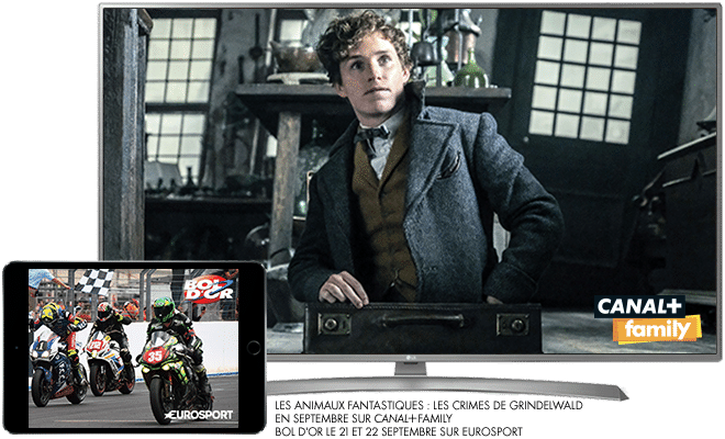Les animaux fantastiques - Les crimes de Grindelwald en Septembre sur CANAL+Family / Bol d'or les 21 et 22 Septembre sur Eurosport