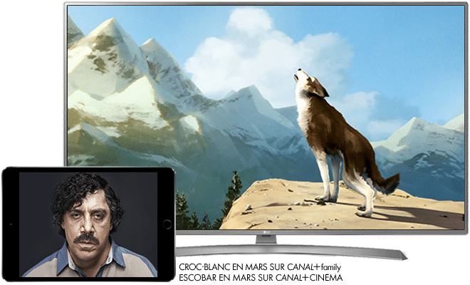 Croc-Blanc en Mars sur CANAL+Family / Escobar en Mars sur CANAL+CINEMA