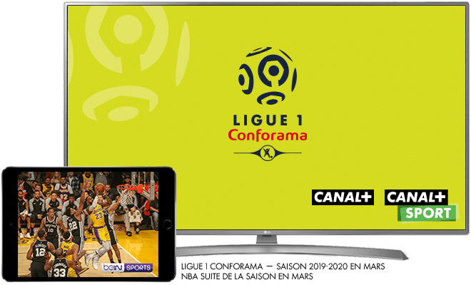Ligue 1 Conforama Saison 2019 - 20120 sur CANAL+ et CANAL+SPORT / NBA reprise de la saison en mars sur CANAL+ et CANAL+SPORT