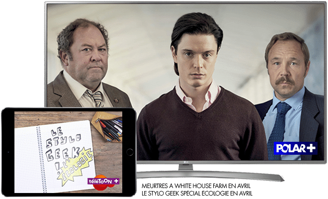 Meurtre à White House farm - En avril sur POLAR+ / Stylo Geek - En avril sur Teletoon+