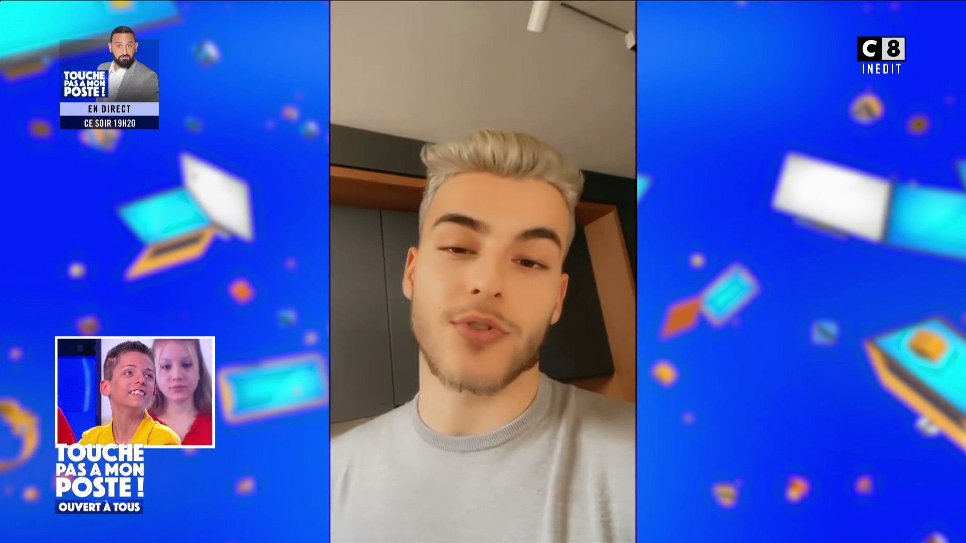 Simon Castaldi fait un joli message vidéo pour Sofian qui ...