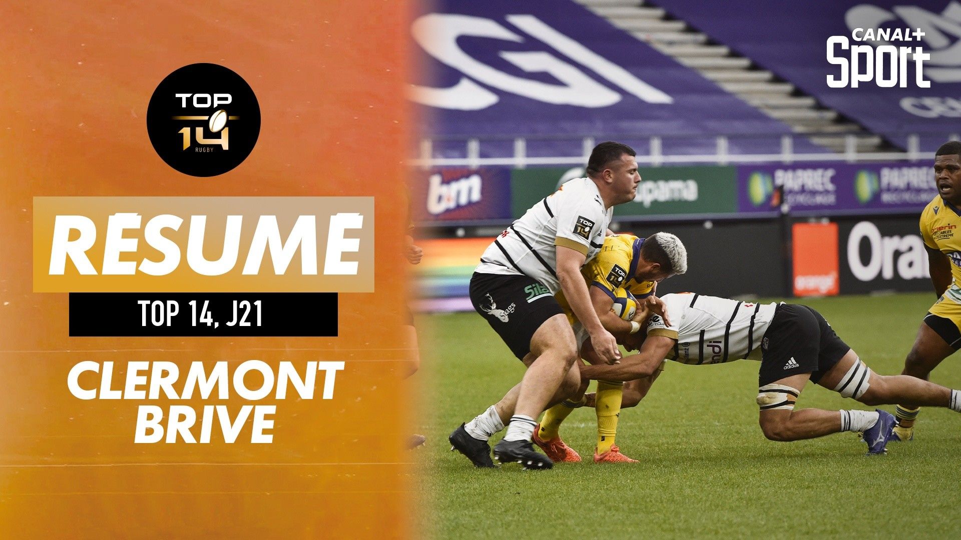 Le résumé de Clermont / Brive en streaming direct et replay sur CANAL+ | myCANAL