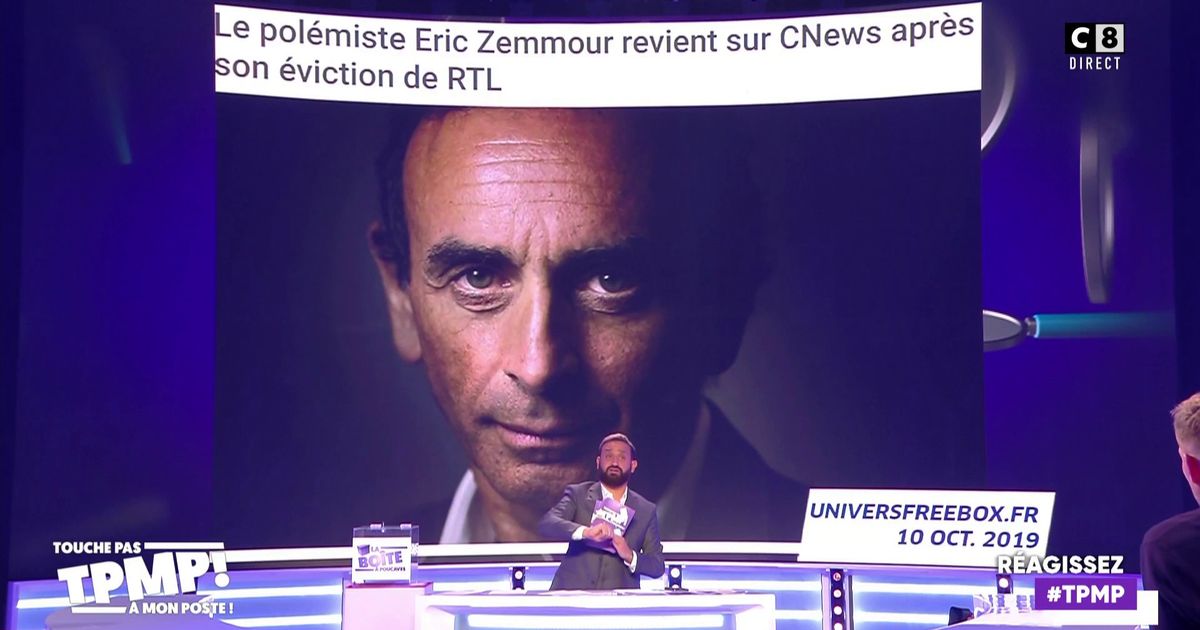 Le polémiste Eric Zemmour revient sur Cnews malgré ses ...