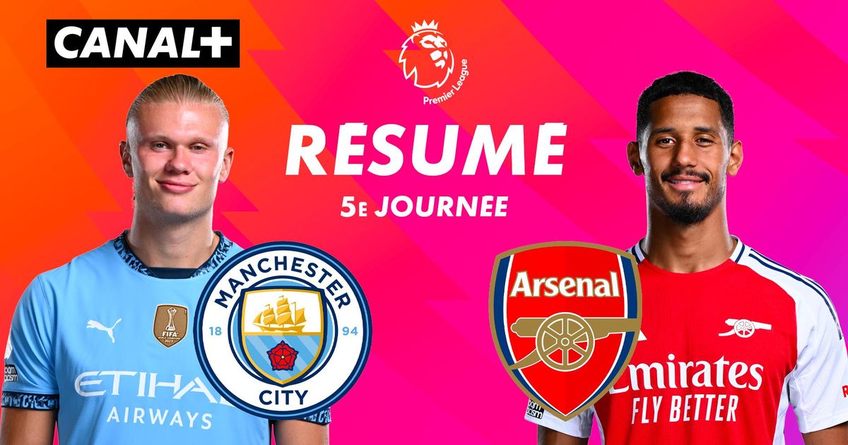 Le Résumé De Man City Arsenal Premier League 2024 25 J5 En