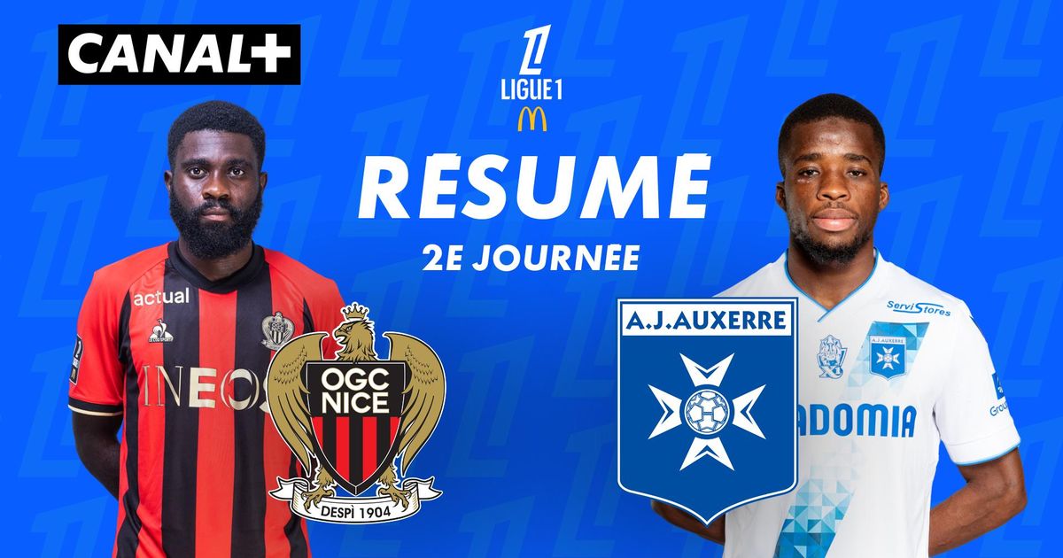 Résumé et casting Le résumé de OGC Nice Côte d'Azur / Auxerre Football ...