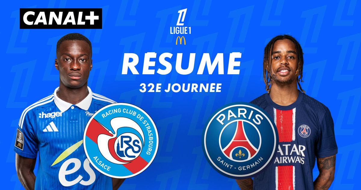 rc strasbourg alsace vs psg lineups