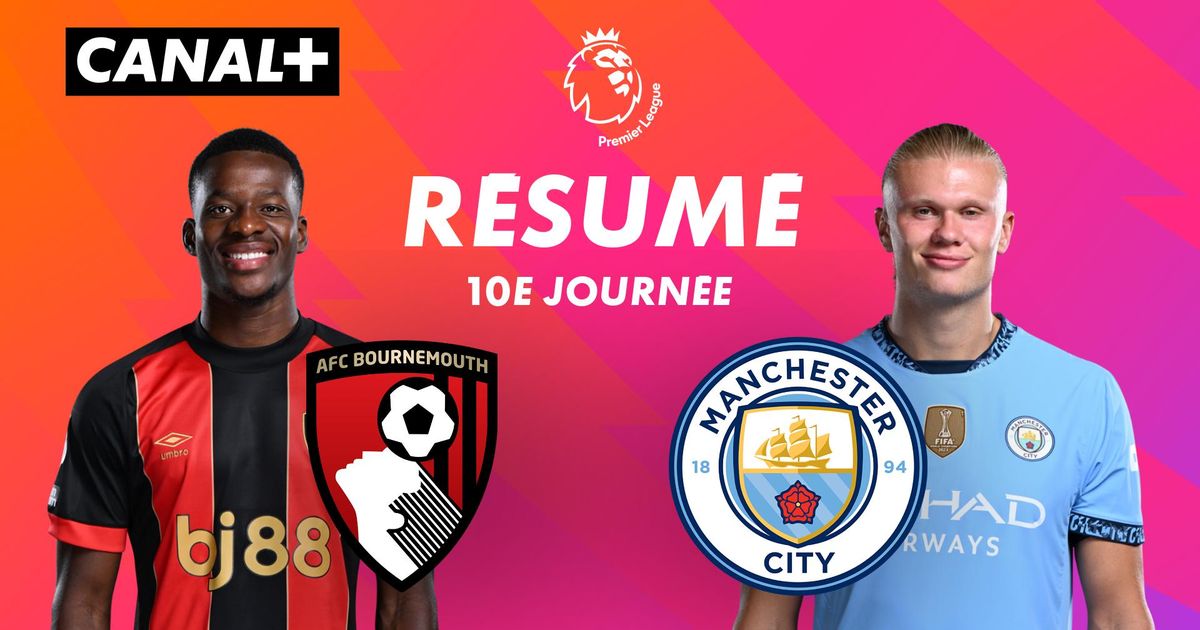 Le Résumé De Bournemouth Man City En Streaming Direct Et Replay Sur