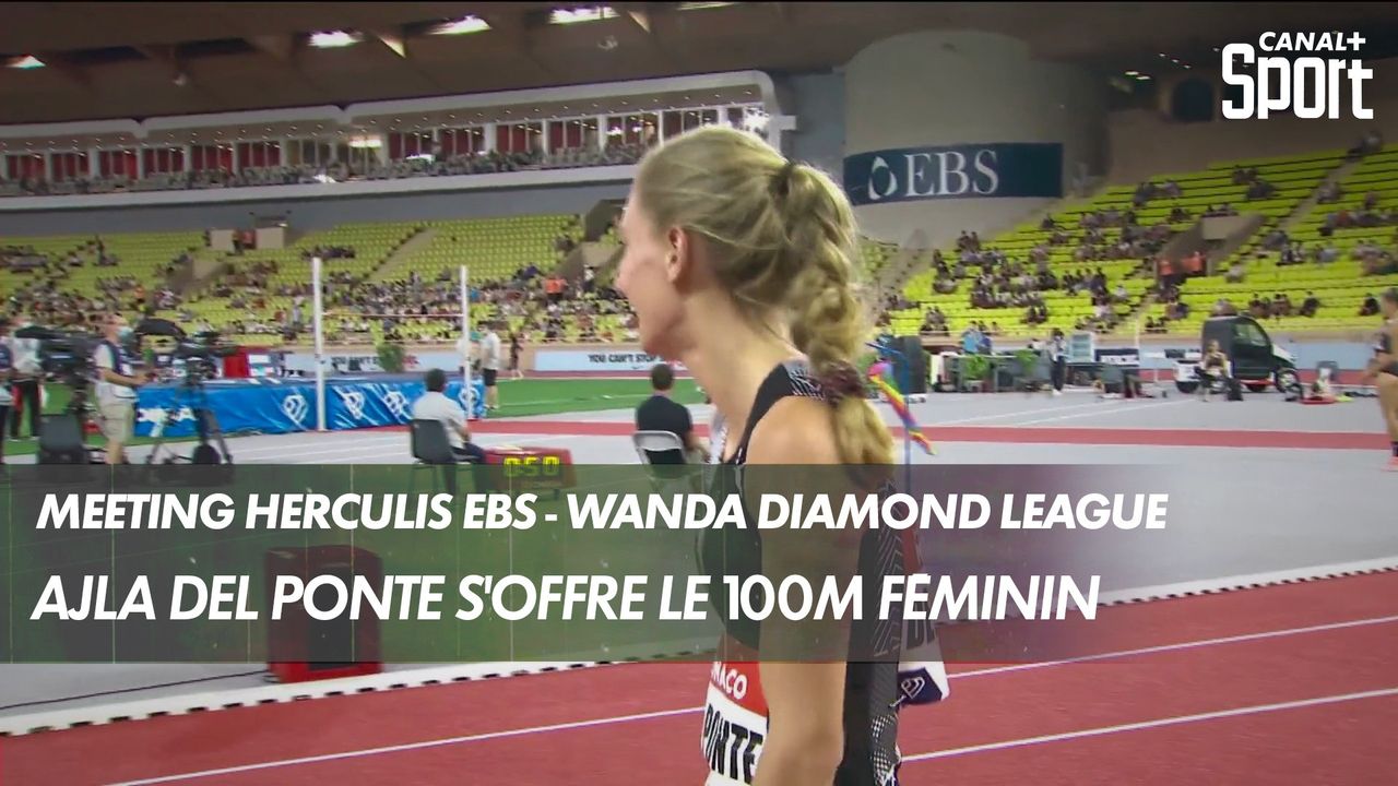 Ajla Del Ponte s'offre le 100m féminin : Meeting Herculis ...