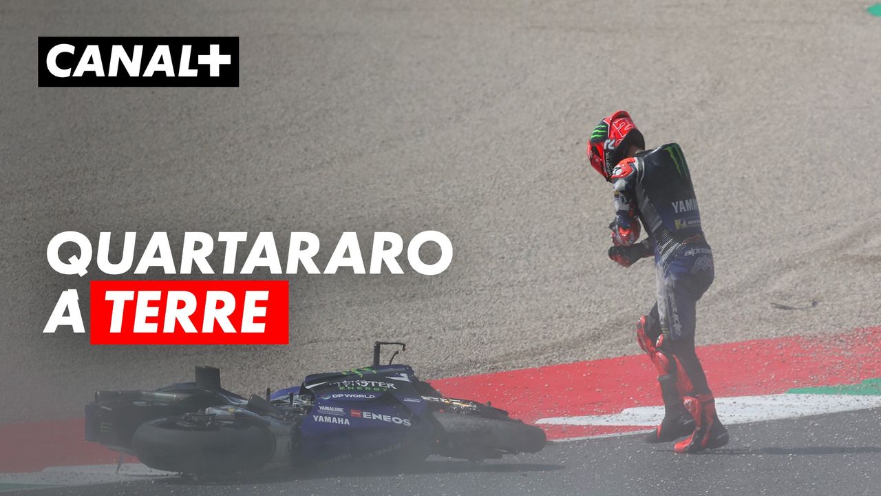 Moto GP - GP d'Italie - Quartararo chute lors des essais