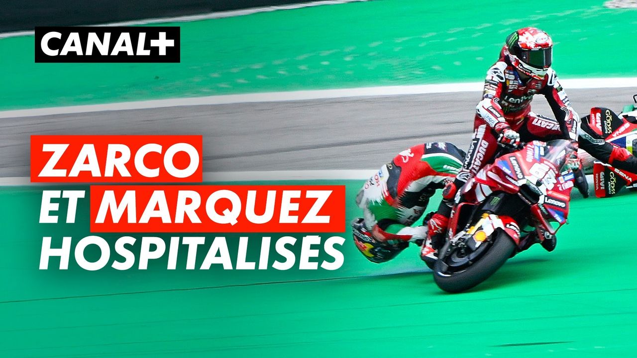 MotoGP : Grosses frayeurs pour Johann Zarco et Álex Márquez, tous deux hospitalisés