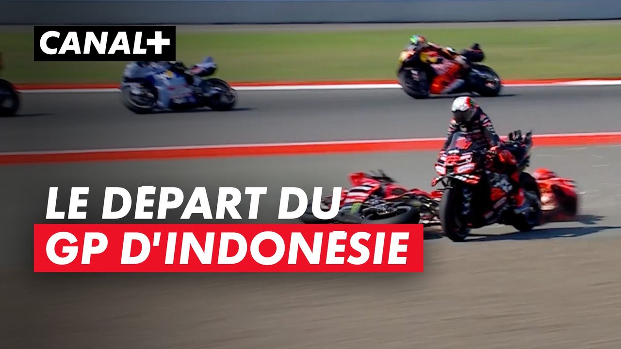 Départ du Grand Prix d'Indonésie