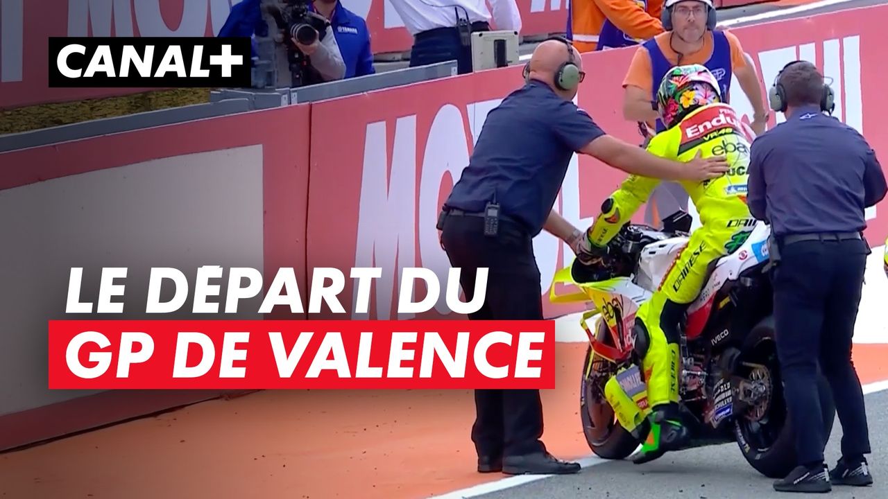 Départ du Grand Prix de Valence