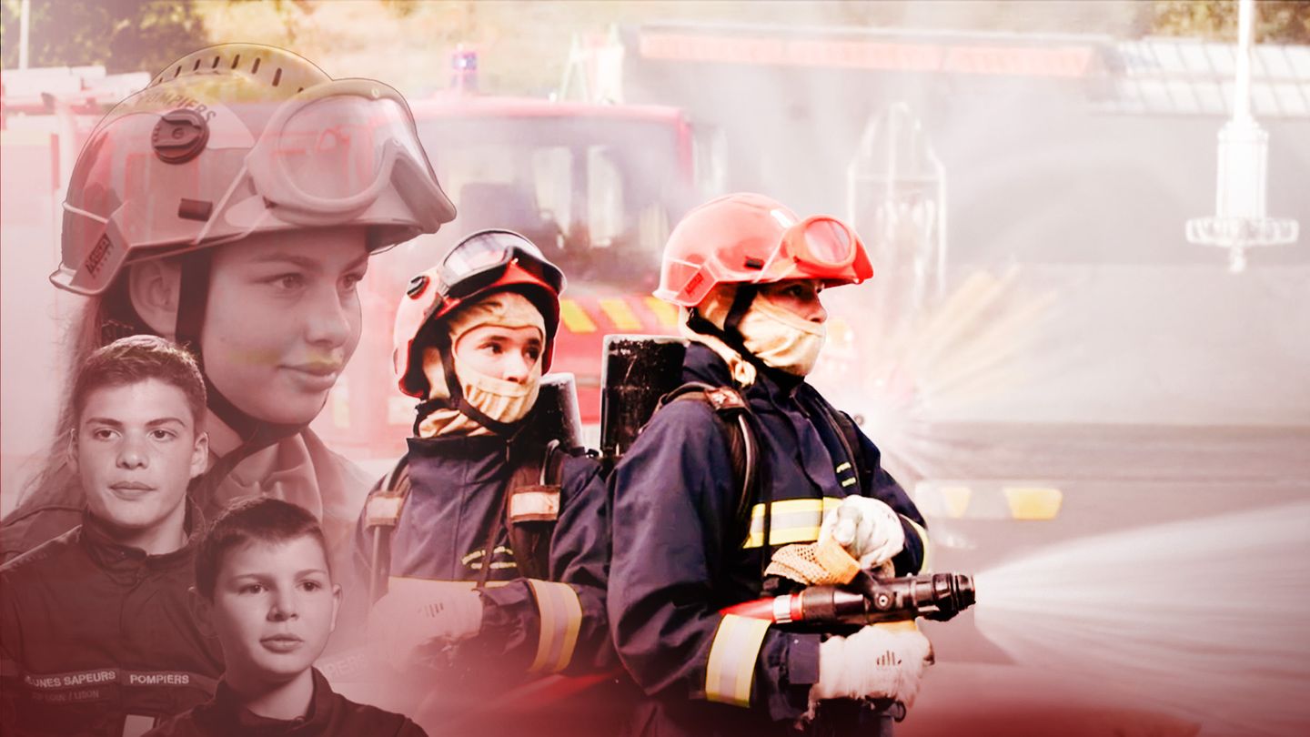 A l'école des pompiers