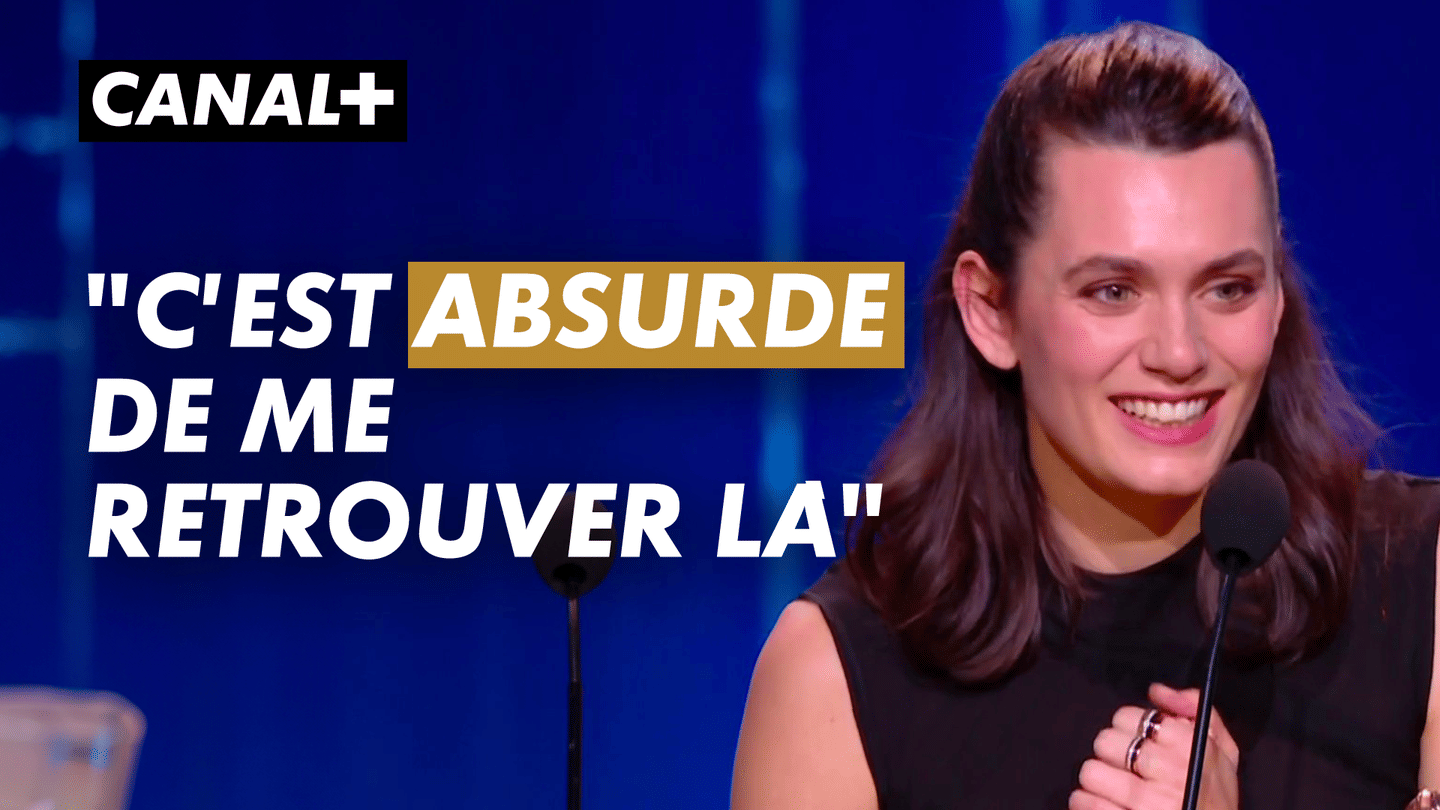 Ella Rumpf, meilleure révélation féminine dans " Le Théorème de Marguerite" - César 2024 - CANAL+