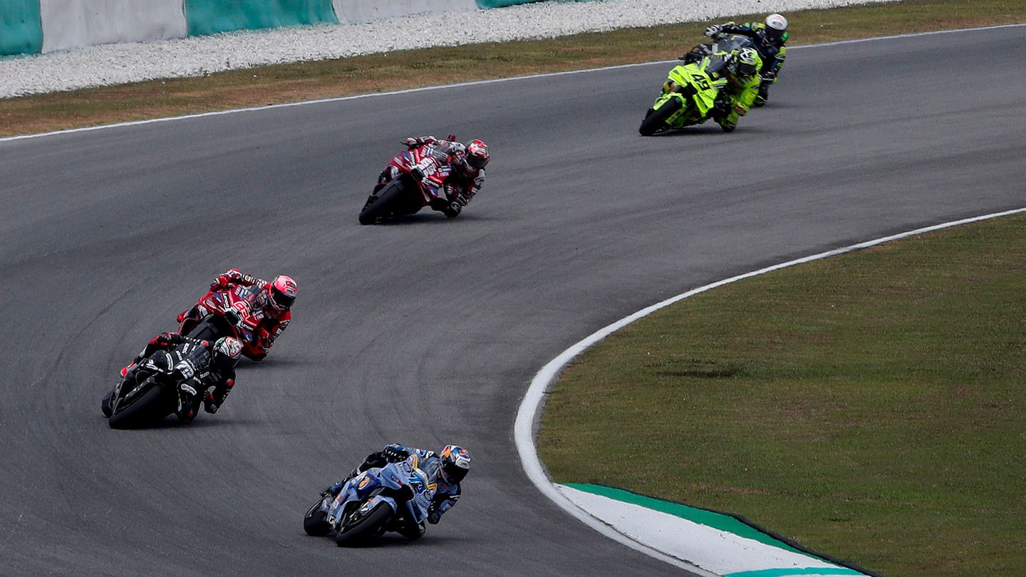 La course des Moto GP