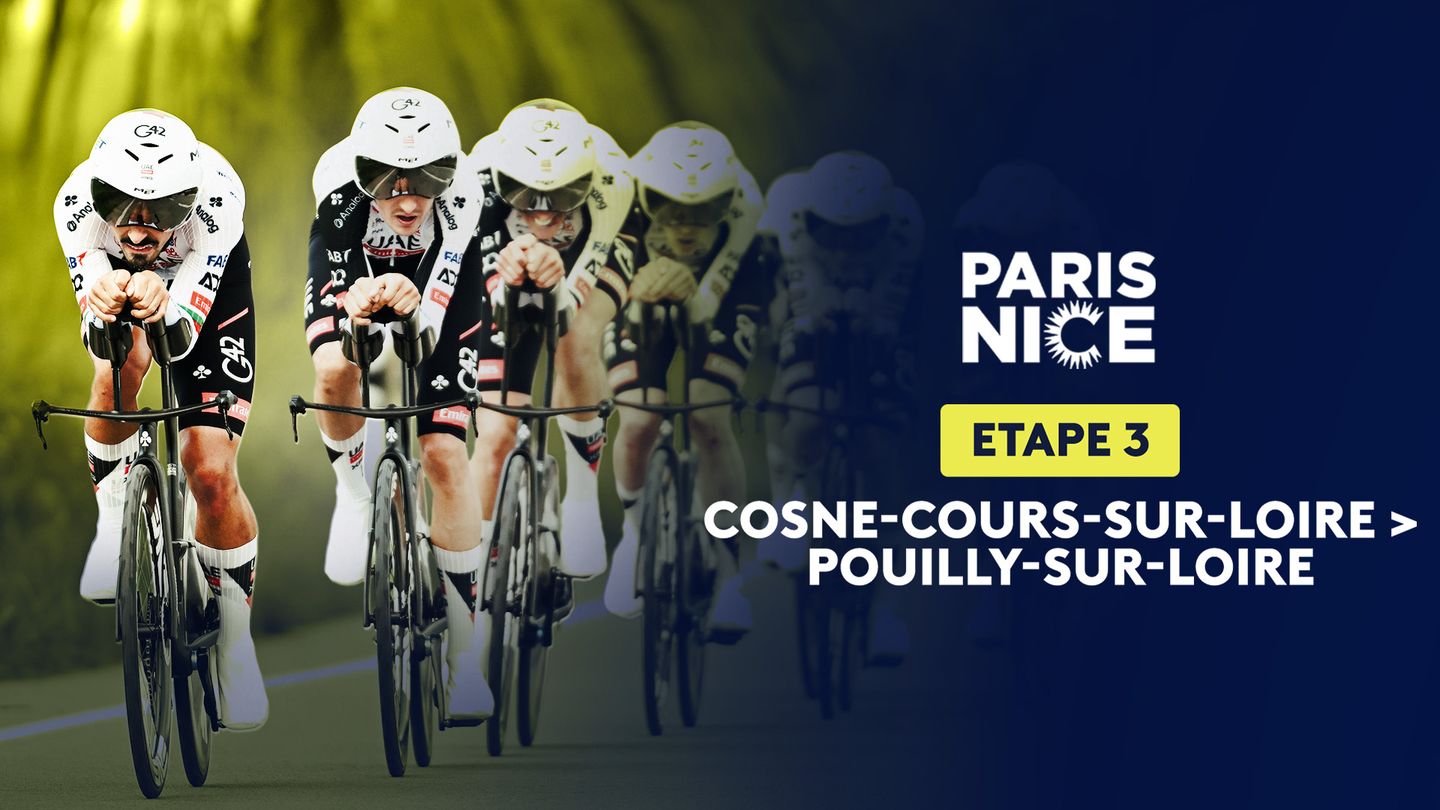 3e étape . Cosne-Cours-sur-Loire - Pouilly-sur-Loire (23,5 km clm par équipes)