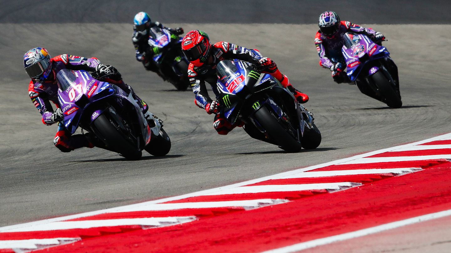 La course des Moto GP