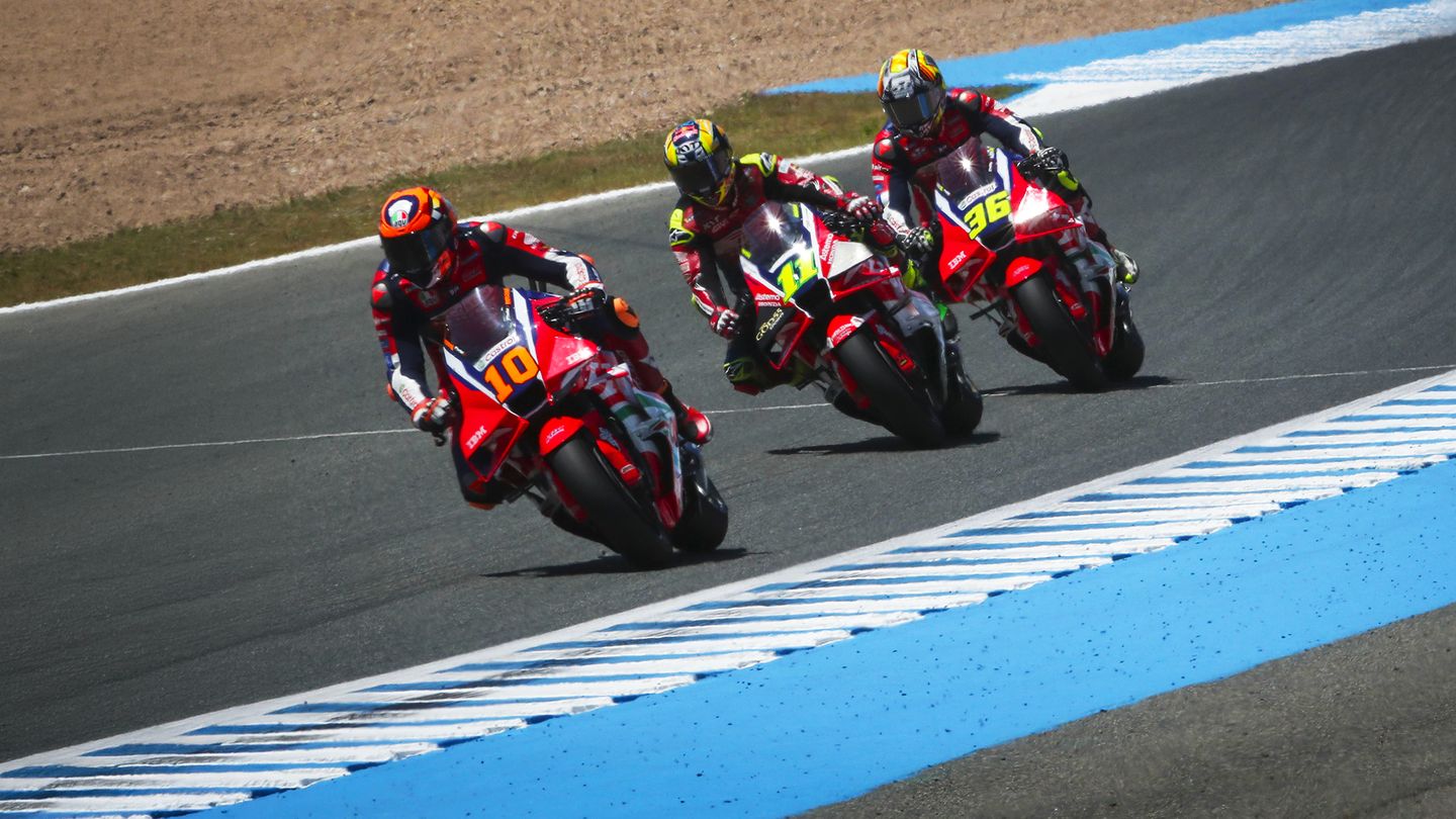 La course des Moto GP