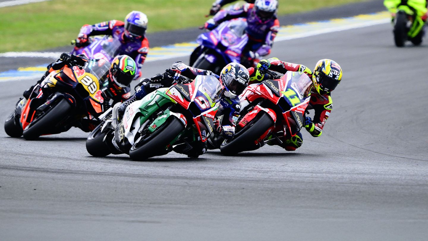 La course des Moto GP