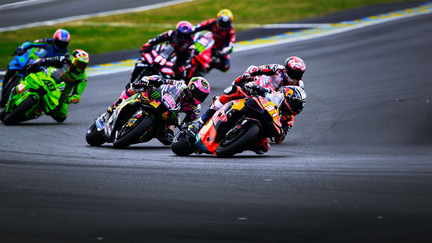 La course des Moto GP
