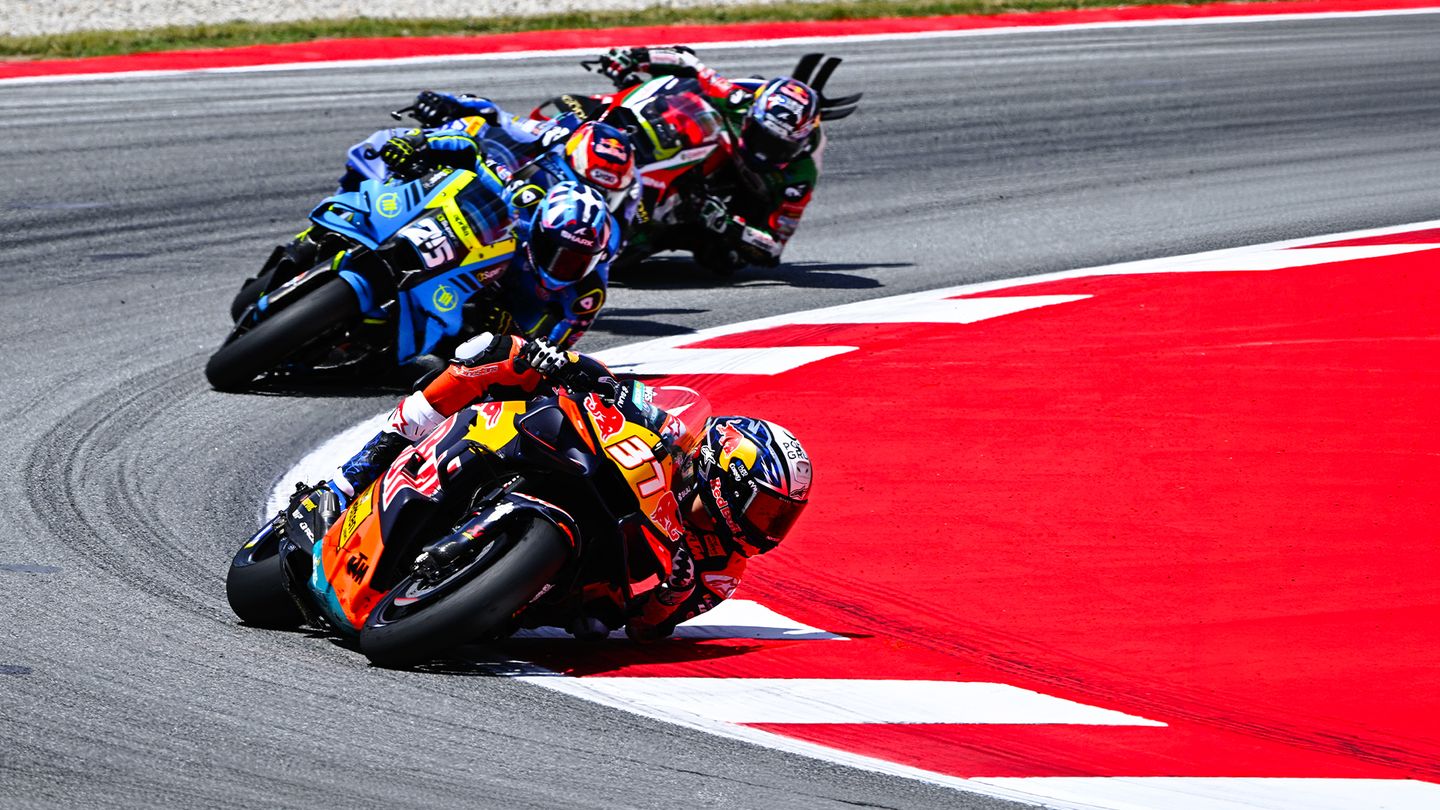 La course des Moto GP
