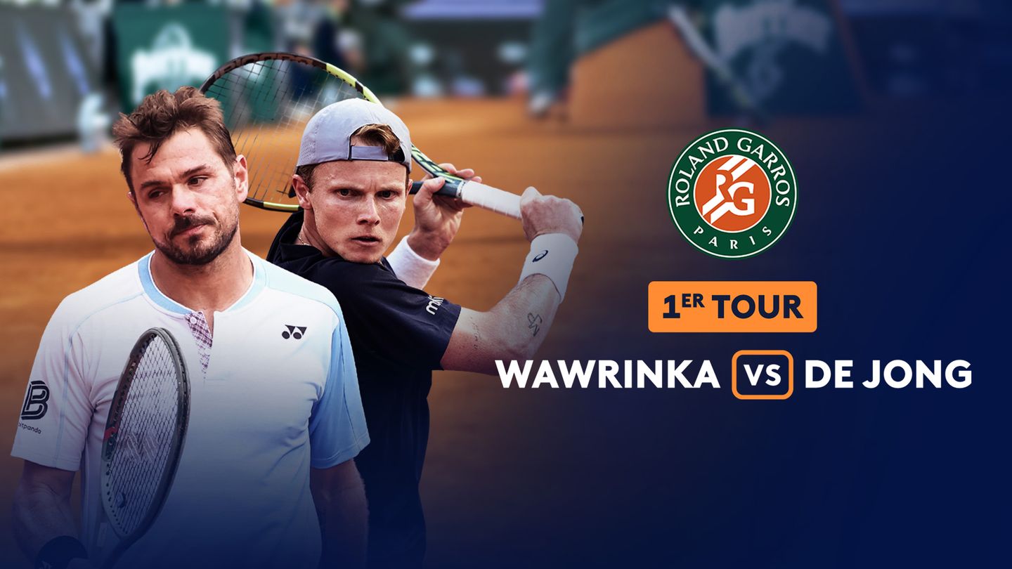 1er tour - Stan Wawrinka - Jesper De Jong