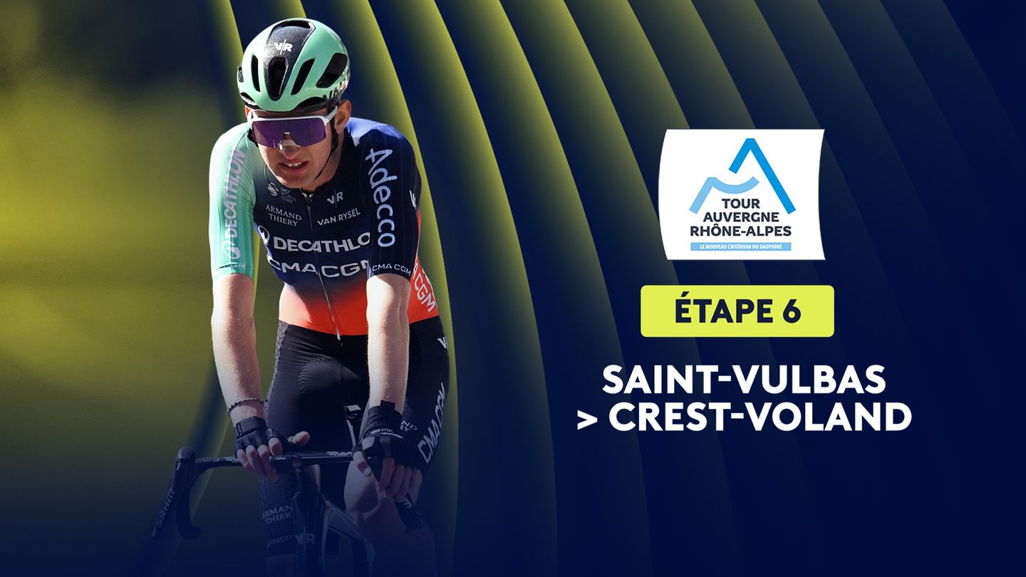 6e étape . Saint-Vulbas - Crest-Voland (182,3 km)