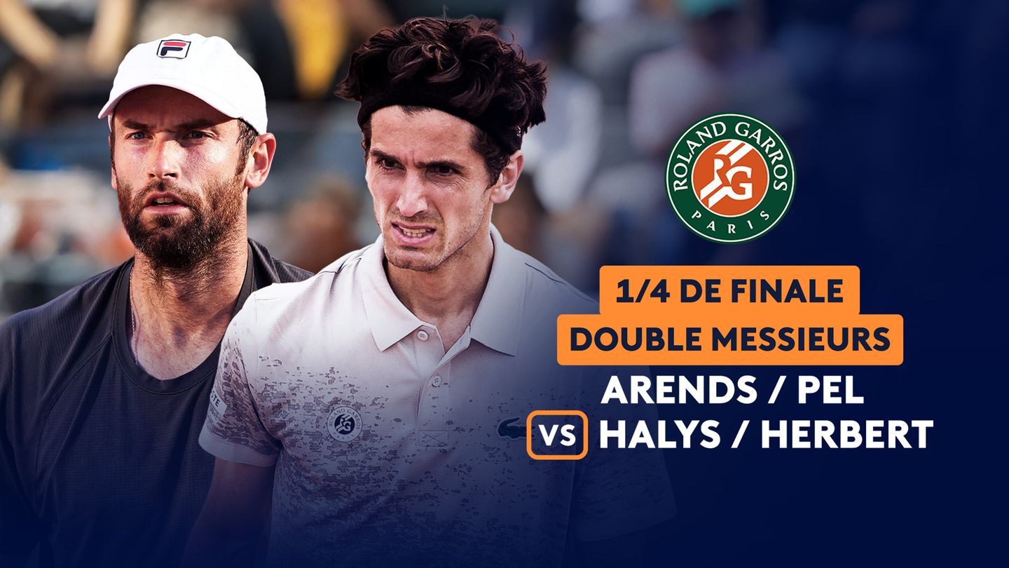1/4 finale , double messieurs - Arends / Pel - Halys / Herbert