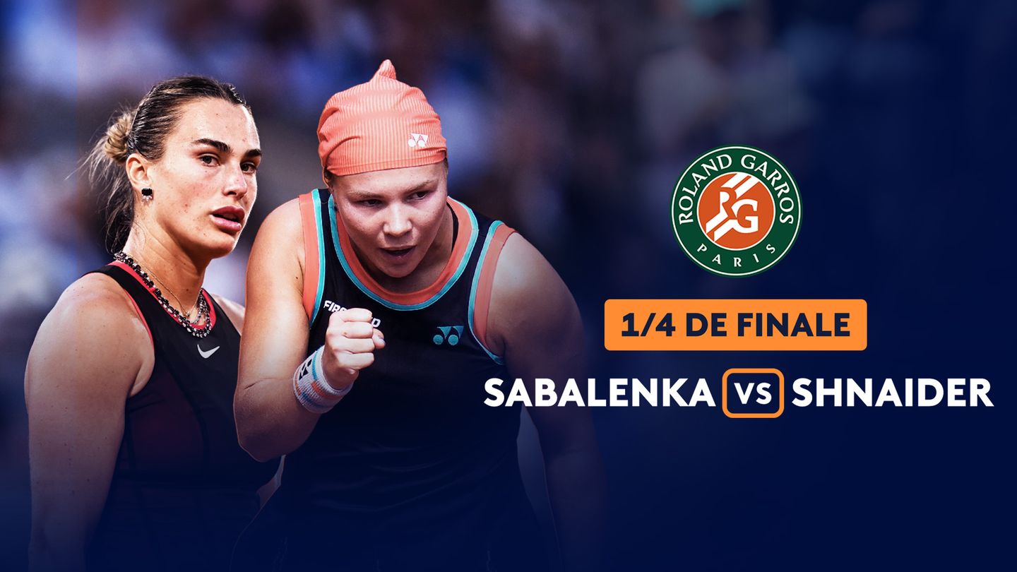 Quart de finale dames. Aryna Sabalenka / Diana Shnaider