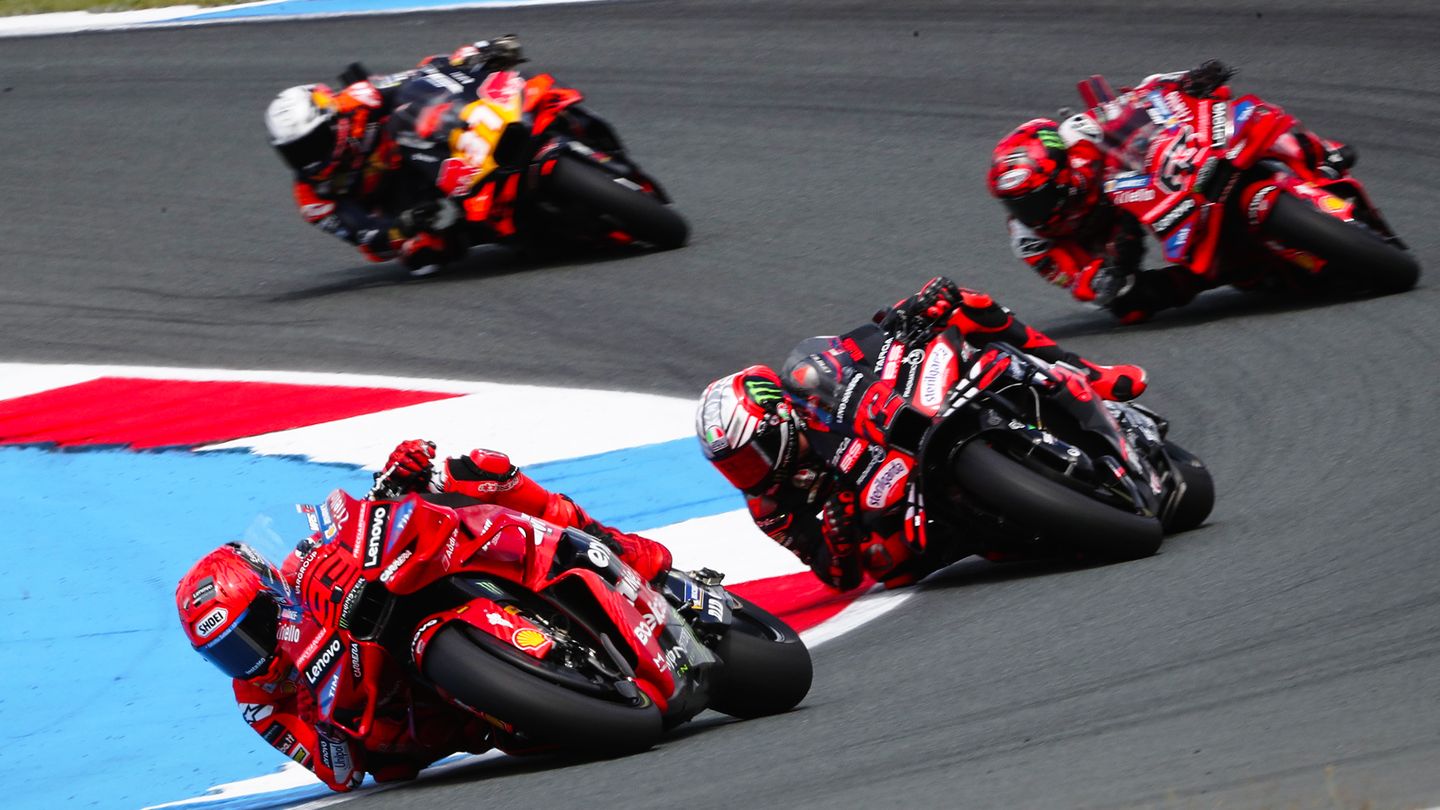 La course des Moto GP