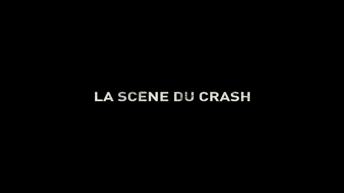 La scène du crash