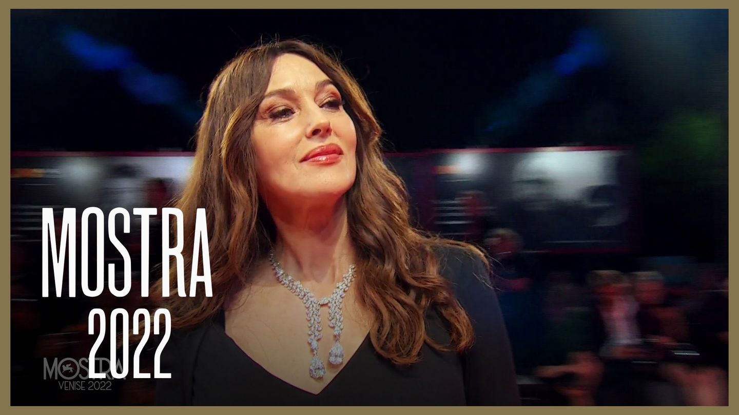 Monica Bellucci, Ana de Armas, Adrien Brody et Alice Diop au micro de Didier Allouch - Mostra 2022