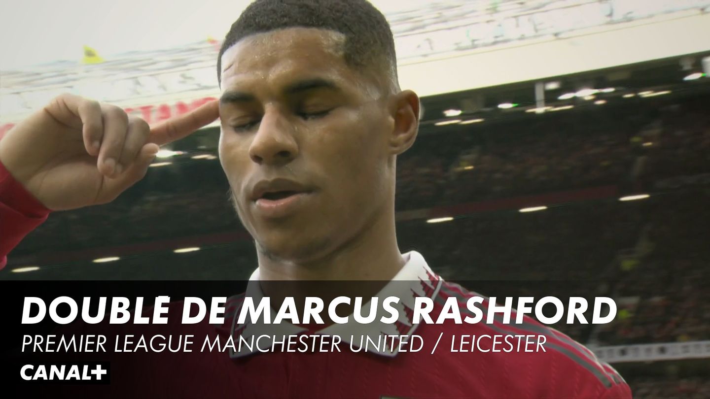 Doublé de Marcus Rashford - Premier League Manchester United / Leicester