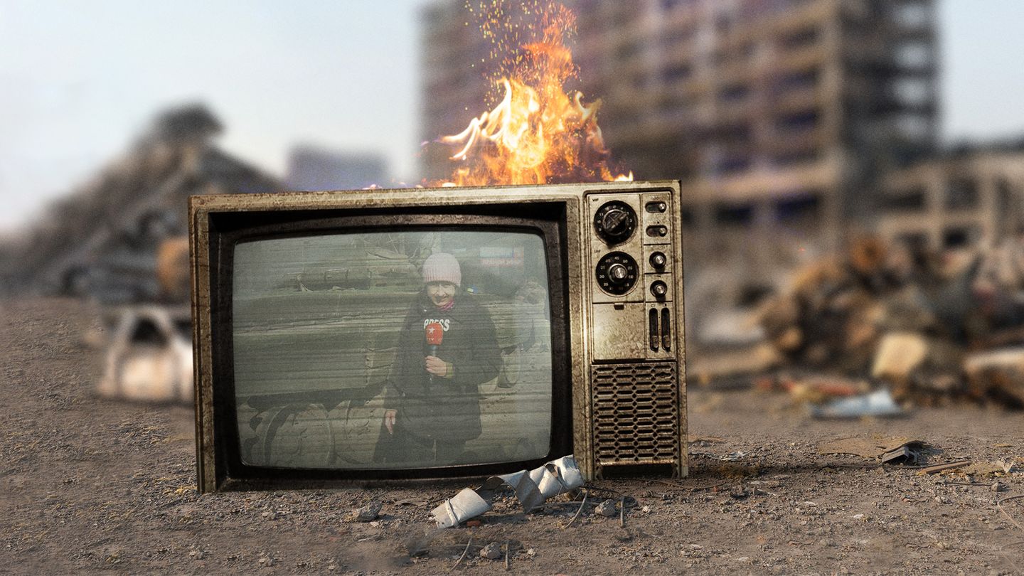 Ukraine, soldats de l'information