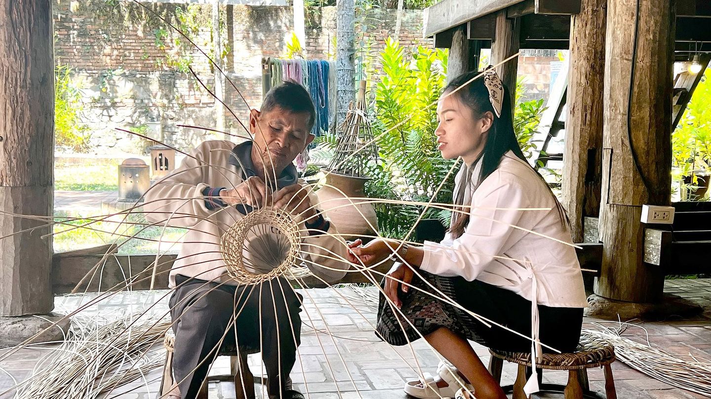 Laos, la vannerie dans tous ses états