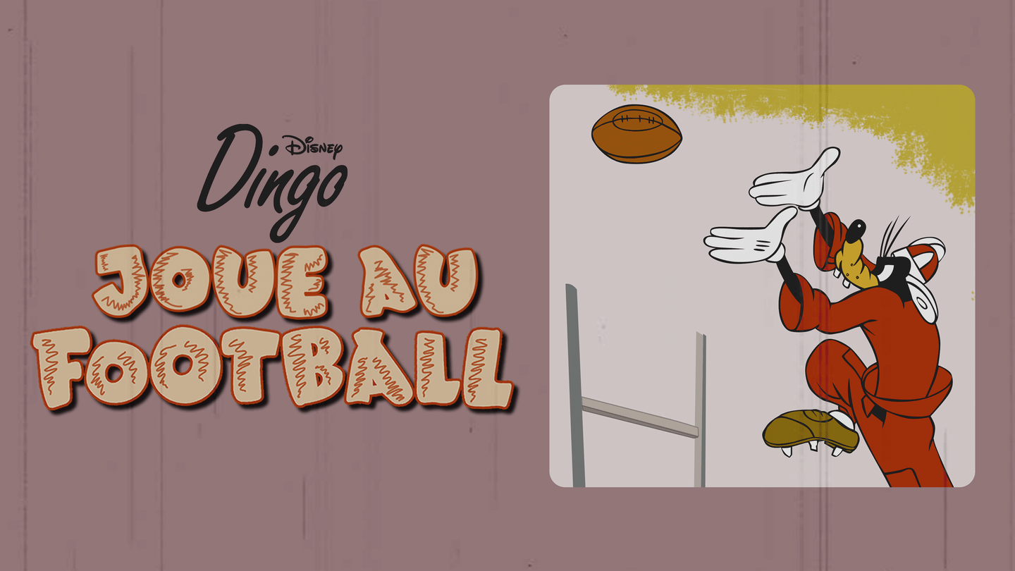 Dingo joue au football