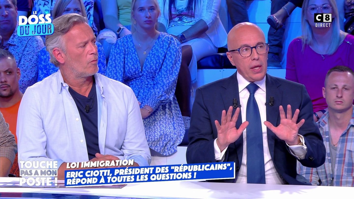 Eric Ciotti évoque une nouvelle loi contre l'immigration en France