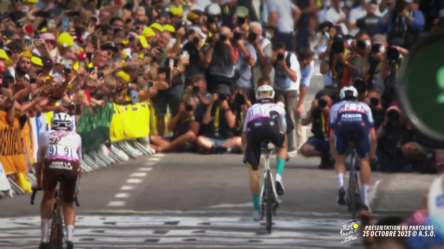 TDF 2024 présentation des parcours féminin et masculin en streaming