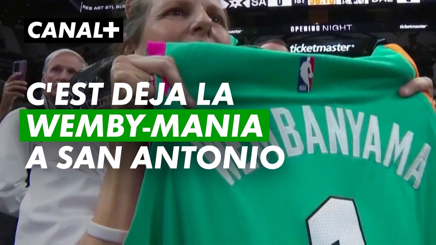 La Wemby-mania pour son premier match en NBA