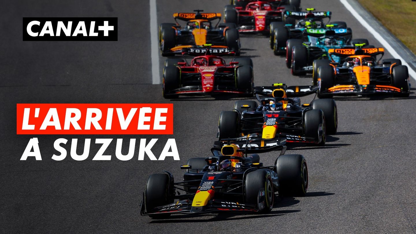 L'arrivée du Grand Prix du Japon, à Suzuka