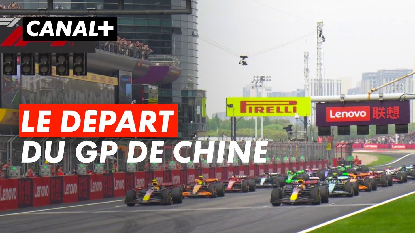 Le départ du Grand Prix de Chine