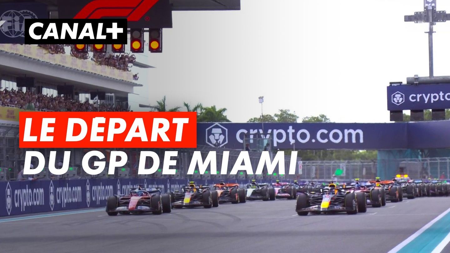 Le départ du Grand Prix de Miami