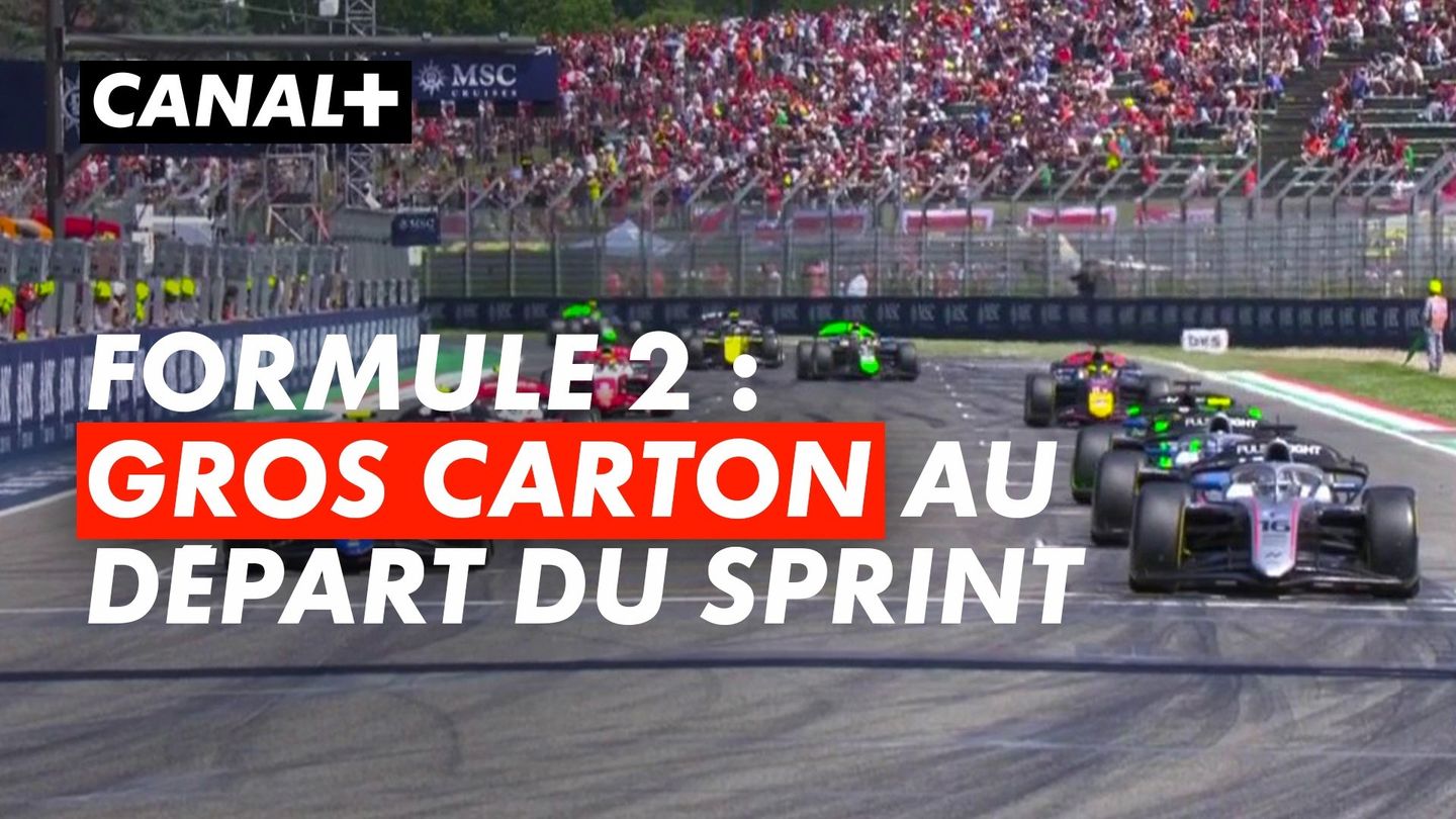 Formule 2 : Un départ chaotique sur la course sprint