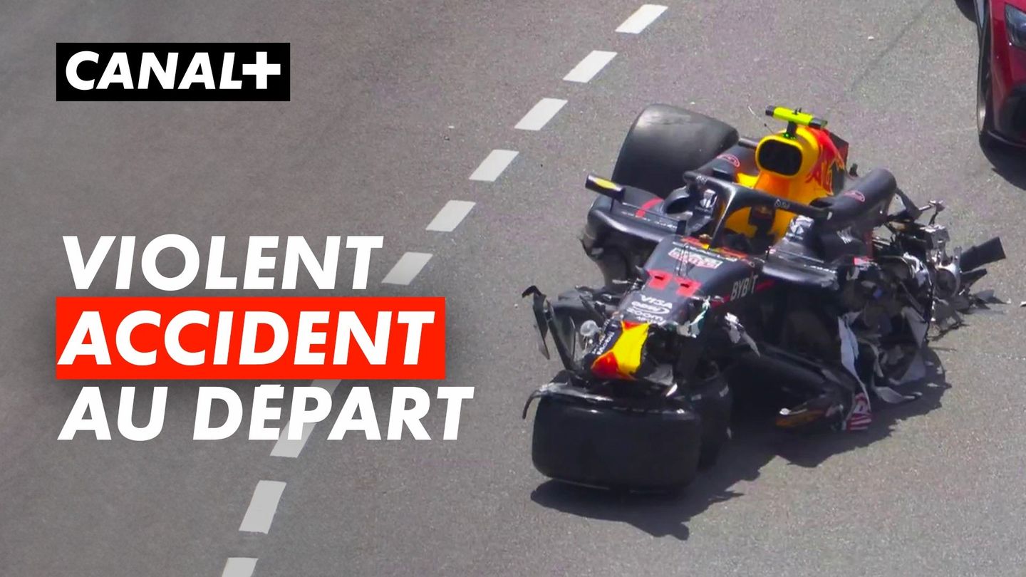 L'énorme crash au départ du Grand Prix de Monaco - F1